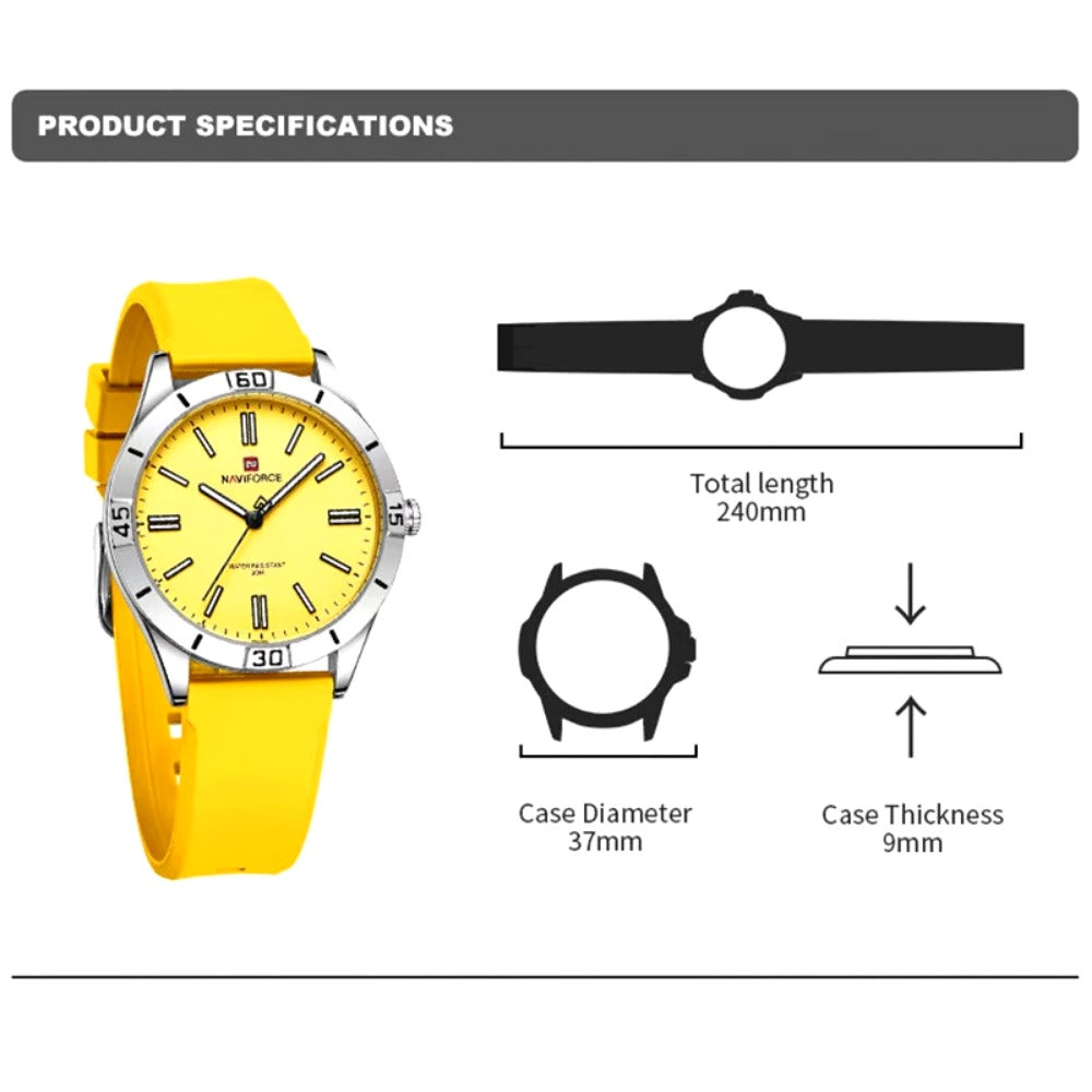 New Design Women's Simple Watch Fashion Ladies Watch Waterproof Silicone Strap Wristwatch