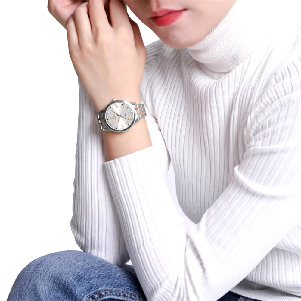 New Women's Luxury Watch Waterproof Elegant Ladies Watch Stainless Steel Bracelet Wristwatches