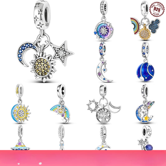 Starry Sky Series Charms Fit Original Bracelet Bead DIY Women Jewelry Pendant