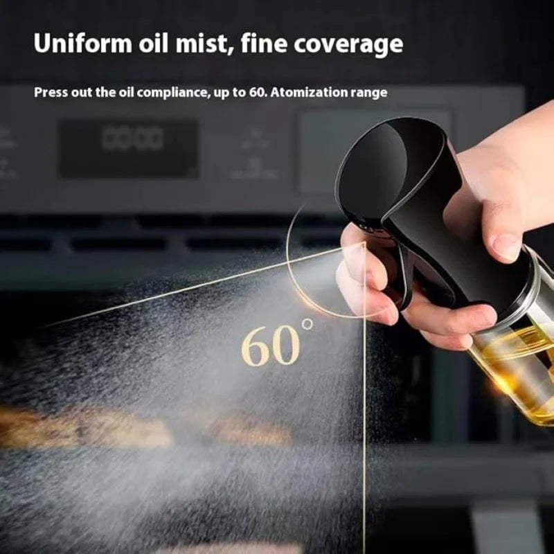 1pc The sprayer is used for cooking, the spray bottle is refillable with dispenser oil