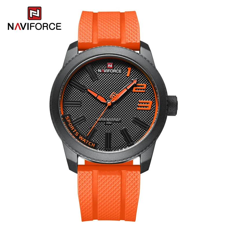 Silicone Strap Men's Watches Waterproof Sport Quartz Military Watch Men Watch