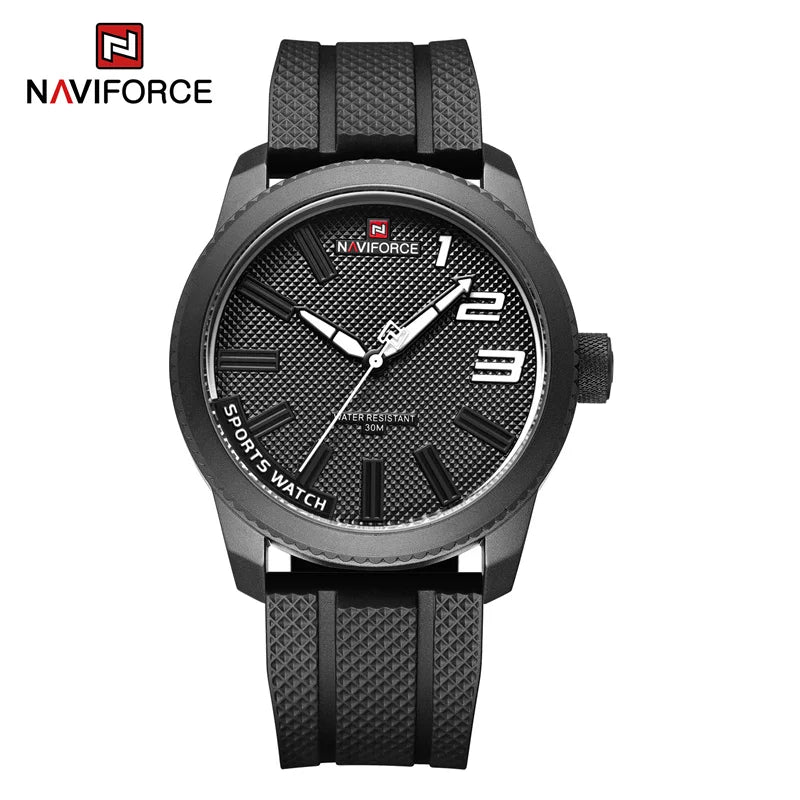 Silicone Strap Men's Watches Waterproof Sport Quartz Military Watch Men Watch