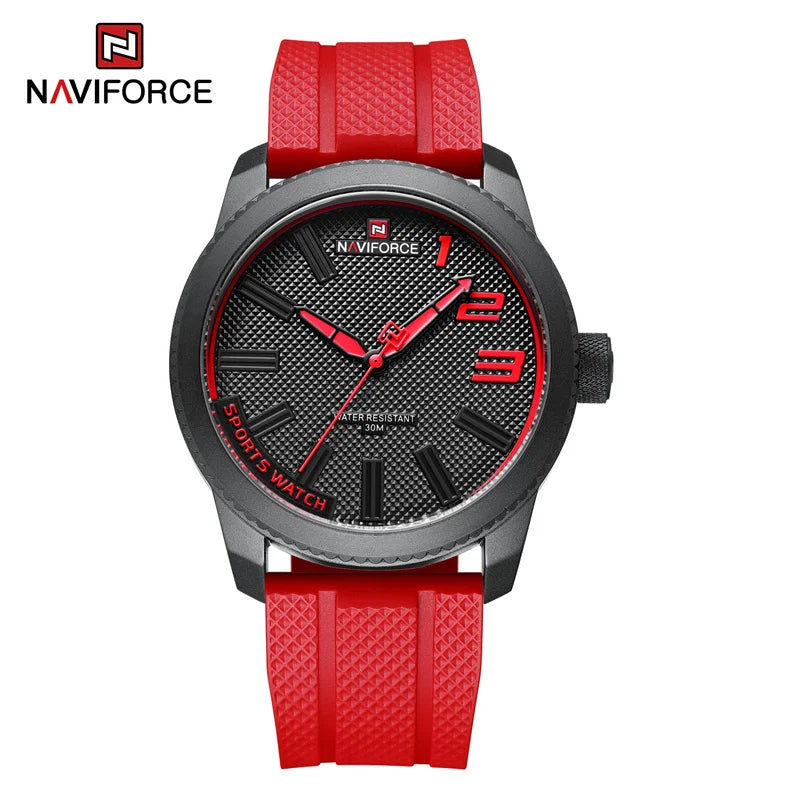 Silicone Strap Men's Watches Waterproof Sport Quartz Military Watch Men Watch