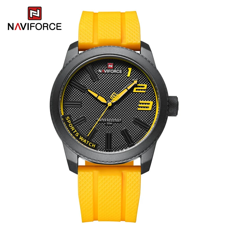 Silicone Strap Men's Watches Waterproof Sport Quartz Military Watch Men Watch