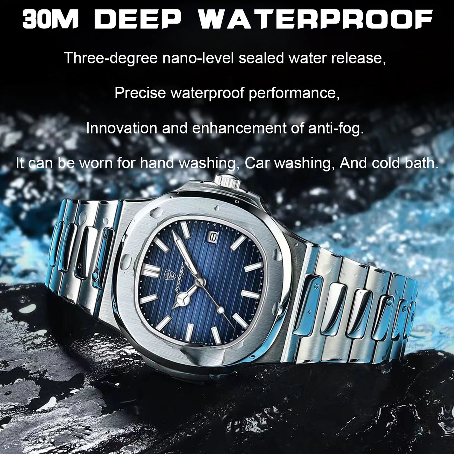 Poedagar Waterproof Men Watches