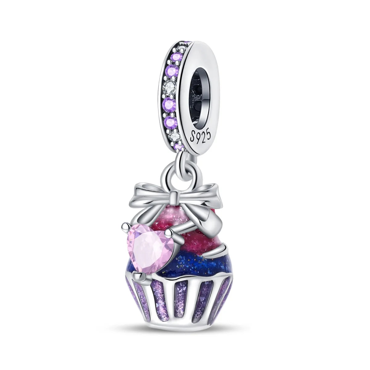 Silver Afternoon Tea Series Fruit Snacks Charm Beads Fits Bracelets