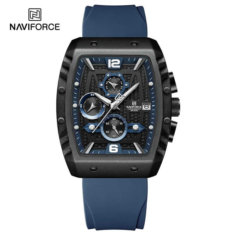 New Men Luxury Watches Chronograph Sport Quartz Wristwatch Waterproof Luminous Date Watch