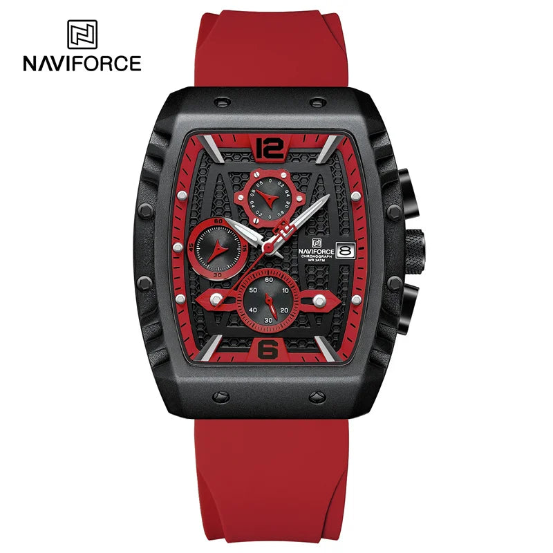 New Men Luxury Watches Chronograph Sport Quartz Wristwatch Waterproof Luminous Date Watch