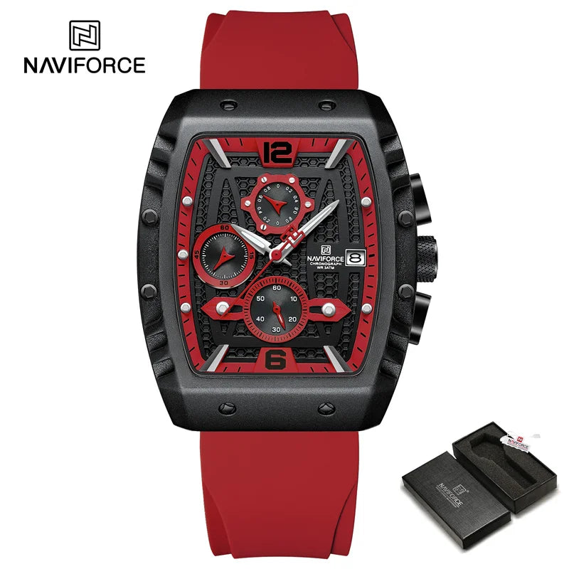 New Men Luxury Watches Chronograph Sport Quartz Wristwatch Waterproof Luminous Date Watch