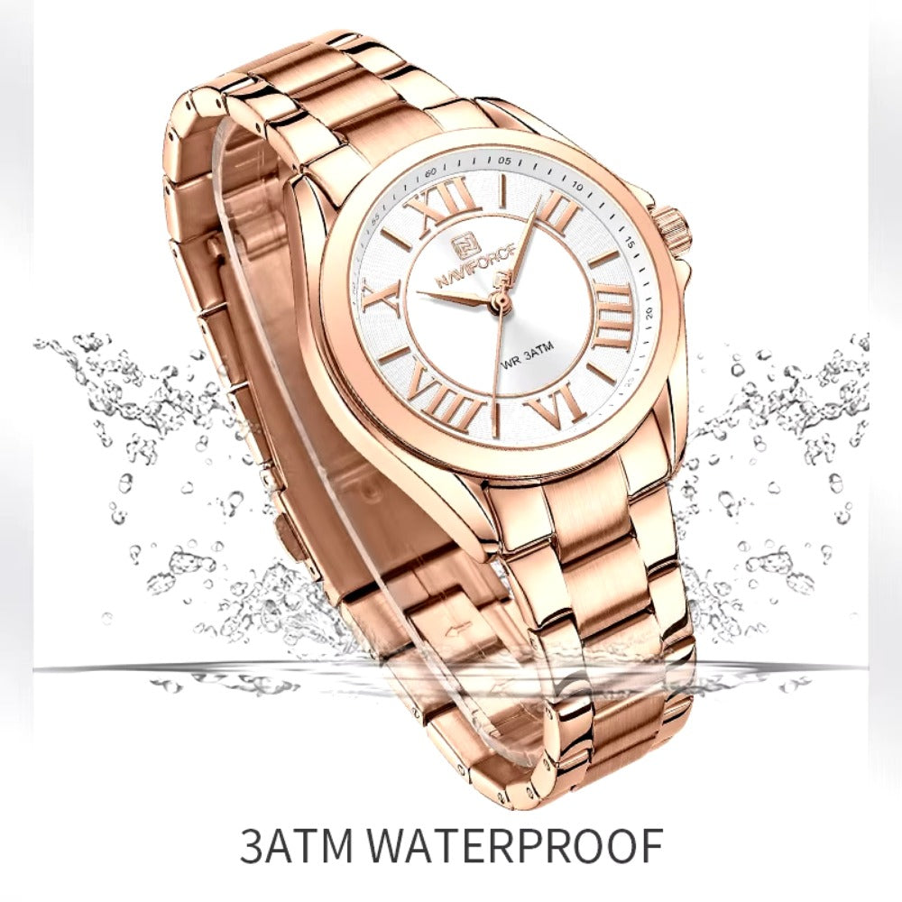 Waterproof Women Quartz Watches Female Fashion Wrist Watch Ladies Watch  Stainless Steel Band