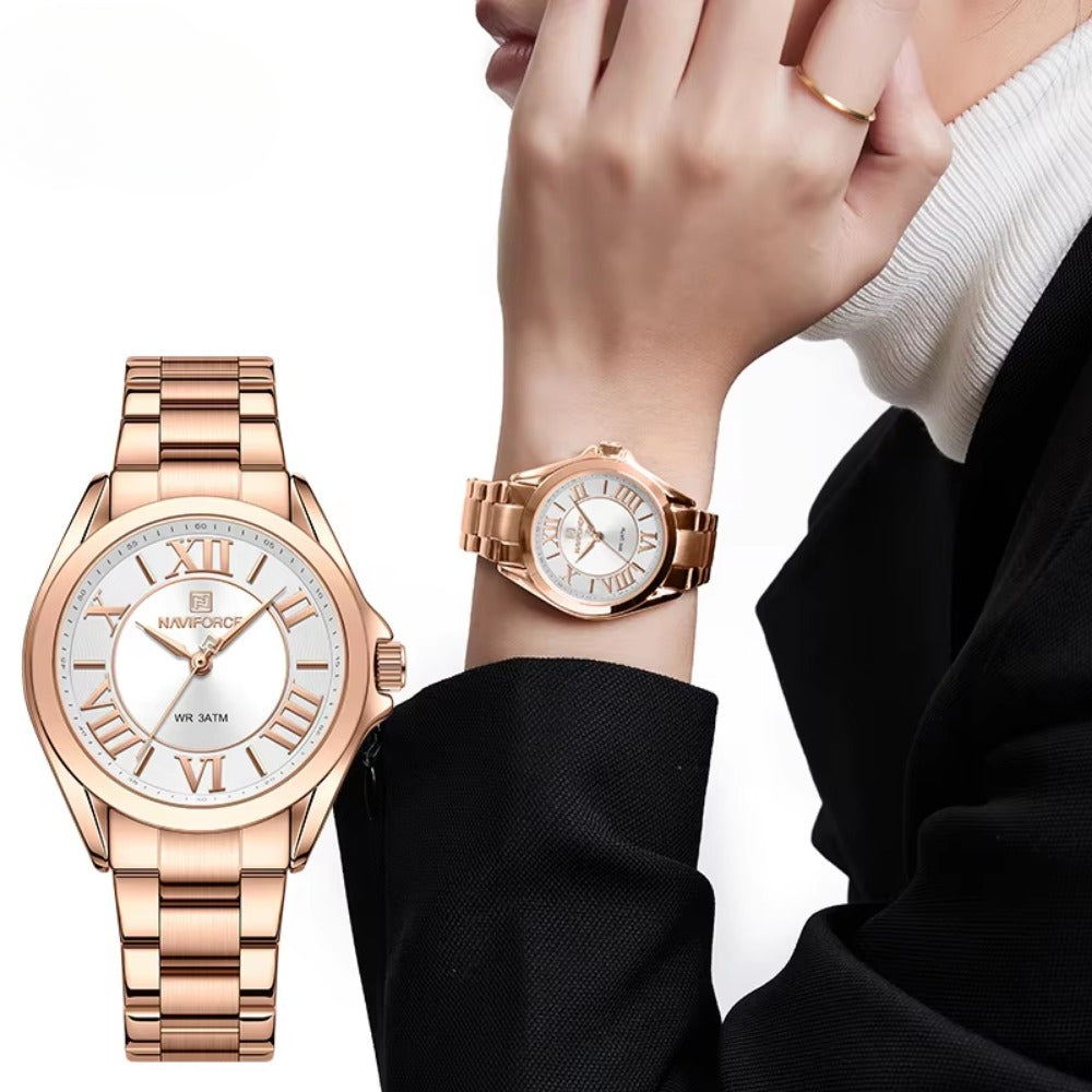 Waterproof Women Quartz Watches Female Fashion Wrist Watch Ladies Watch  Stainless Steel Band