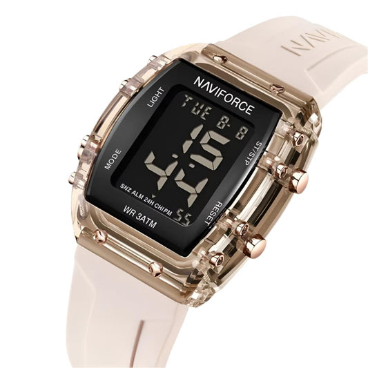 Women Watch Waterproof Square Wristwatches LED Digital Silicone Strap Sport Electronic Watch