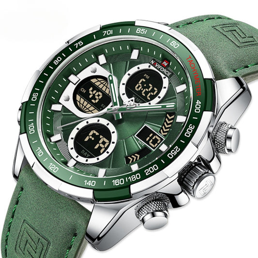 New NAVIFORCE Fashion Military Watches for Men Chronograph Watch Waterproof Quartz WristWatch  Gift