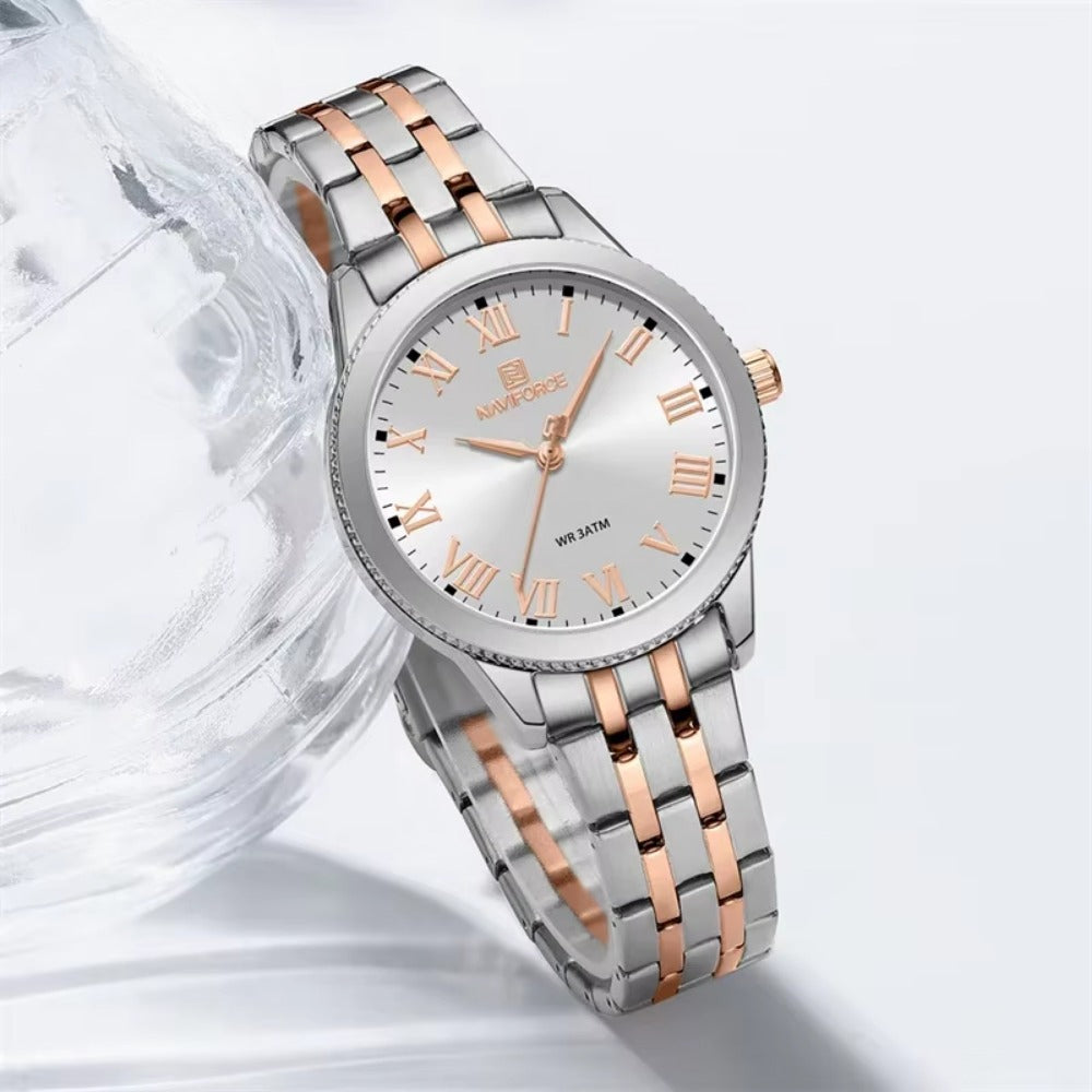 New Women's Luxury Watch Waterproof Elegant Ladies Watch Stainless Steel Bracelet Wristwatches