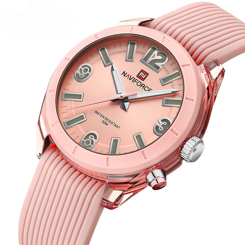 Women Watches Luxury Fashion Waterproof Silicone Bracelet Elegant Women Luminous Quartz Wristwatch