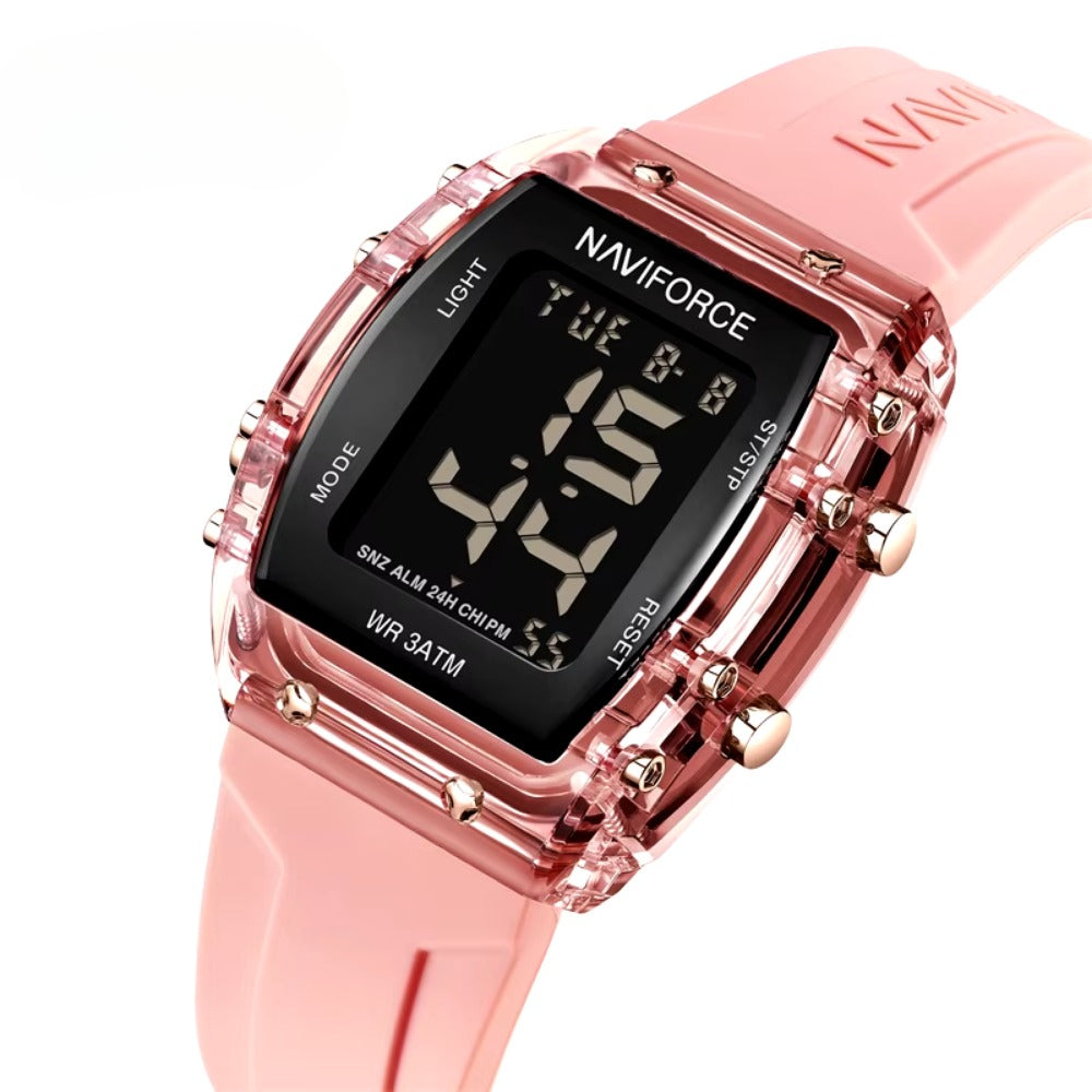 Women's Watches Silicone Strap Female Electronic Watch Waterproof Ladies Wristwatches