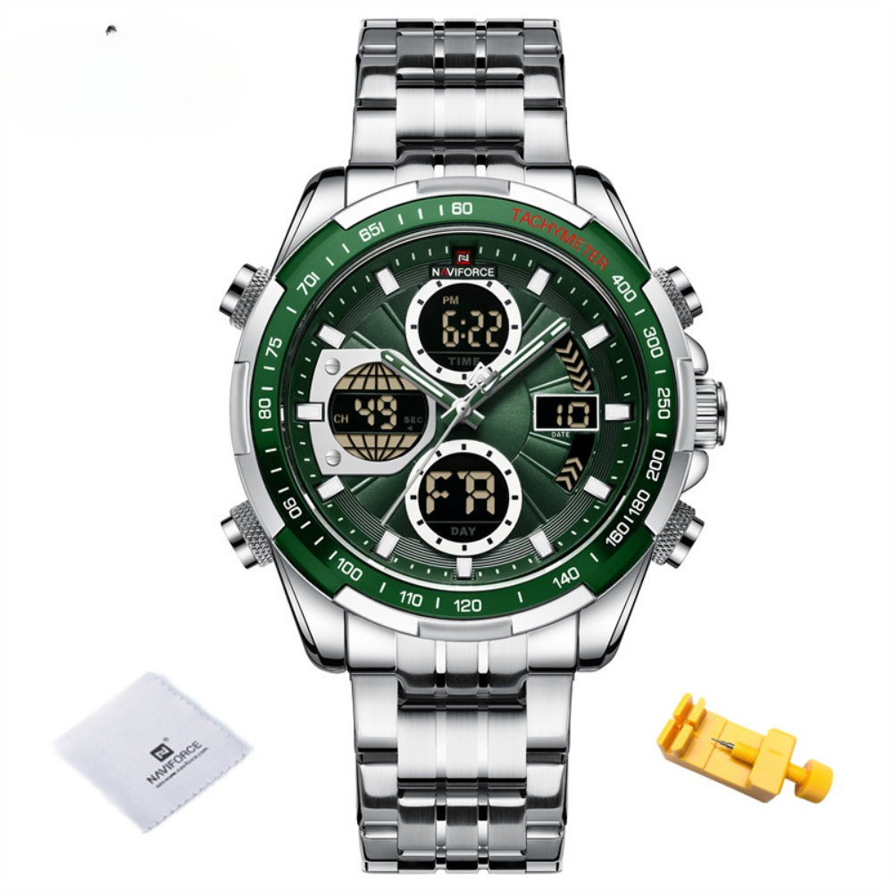 New NAVIFORCE Fashion Military Watches for Men Chronograph Watch Waterproof Quartz WristWatch  Gift