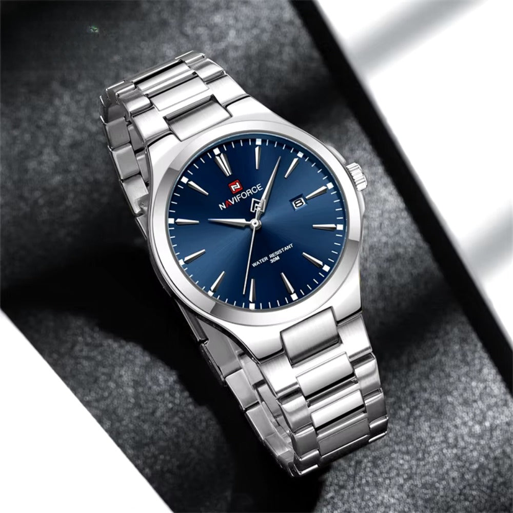 Fashion Watches for Men Stainless Steel Simple Elegant Watch  Male Waterproof Wrist watch