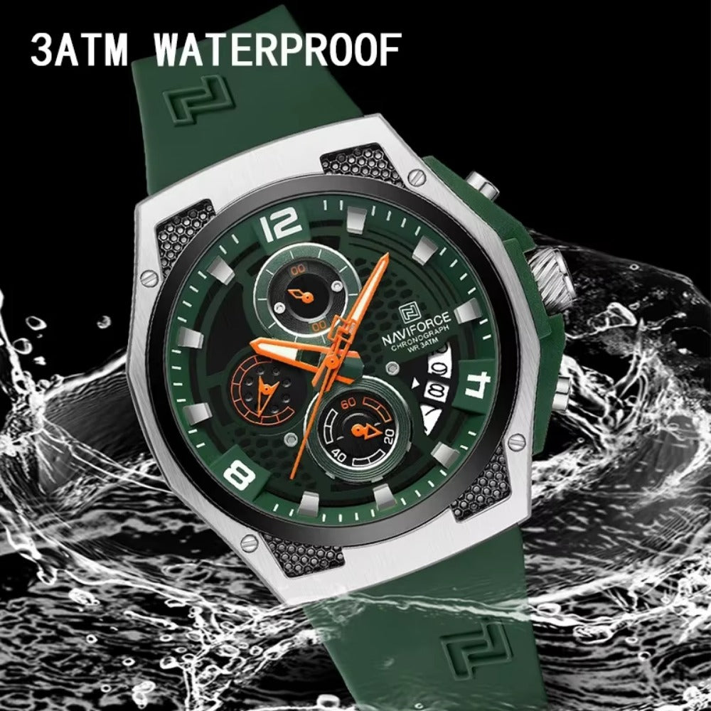 Men Watch Silicone Strap Waterproof Male Quartz Wrist watch Sport Watch