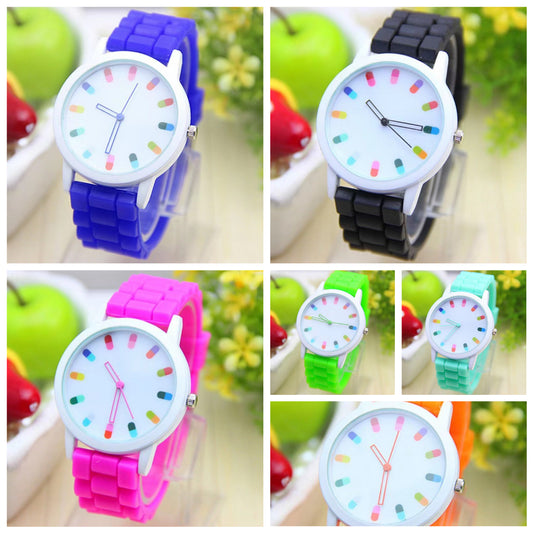 Women's Silicone Jelly Quartz Watch – Fashion Trend, Candy Color, Casual for Girls