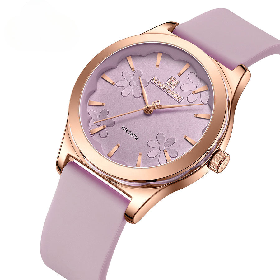 Simple Fashion Quartz Wristwatches Women Wrist Watches Silicone Strap Waterproof Watch