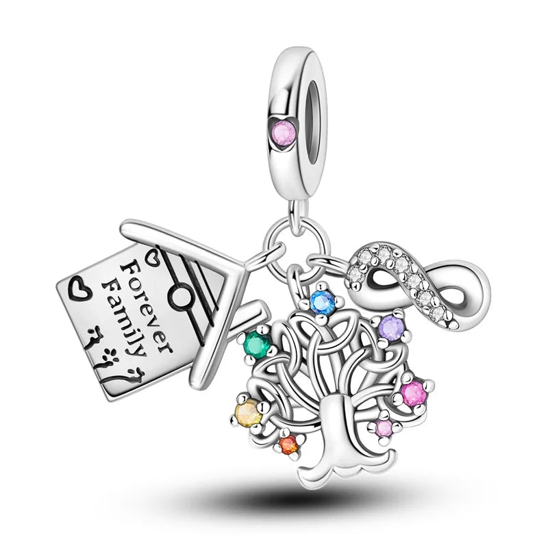 Silver Headphones Shoes Bike Charm Beads Fits Charm Bracelets Pendant