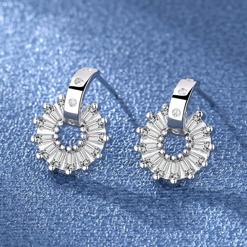 Cute Tiny Clear CZ Stud Earrings | Women’s Fashion Jewelry