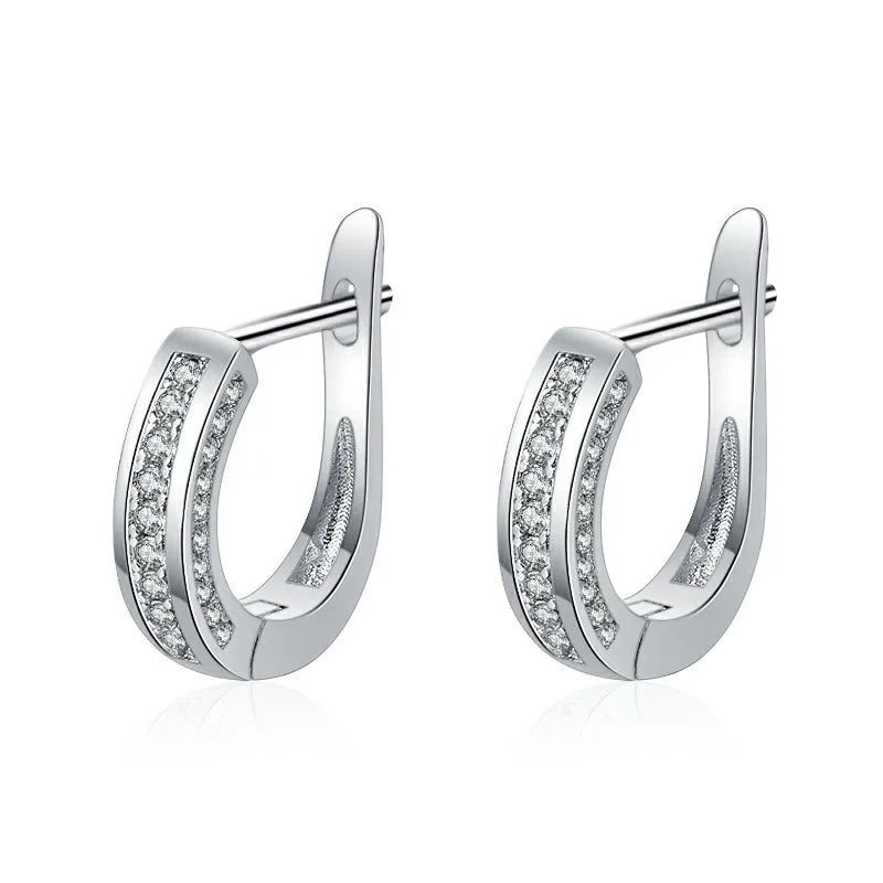 Cute Tiny Clear CZ Stud Earrings | Women’s Fashion Jewelry