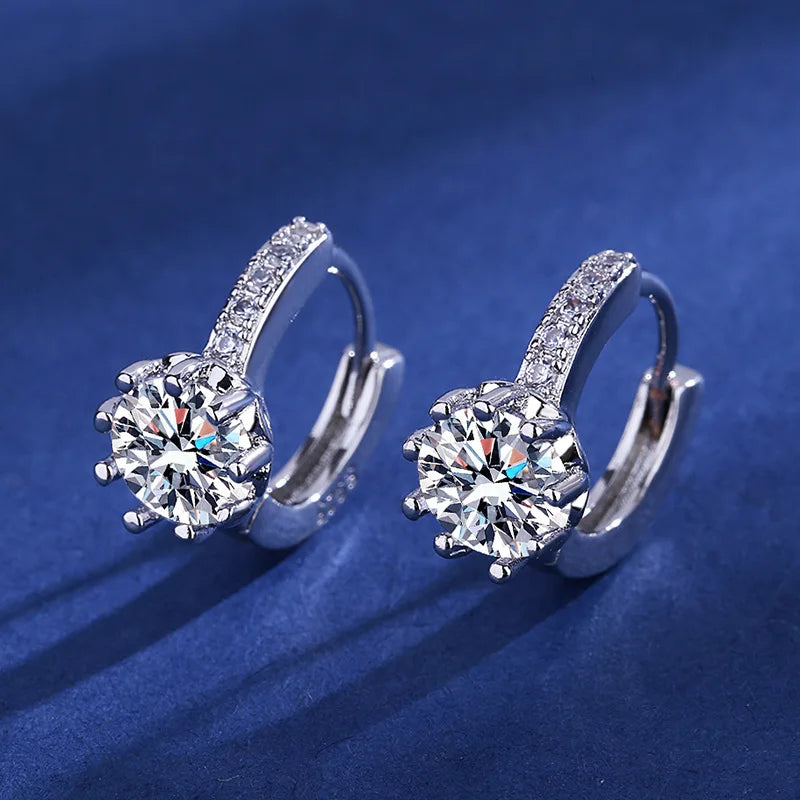 Cute Tiny Clear CZ Stud Earrings | Women’s Fashion Jewelry