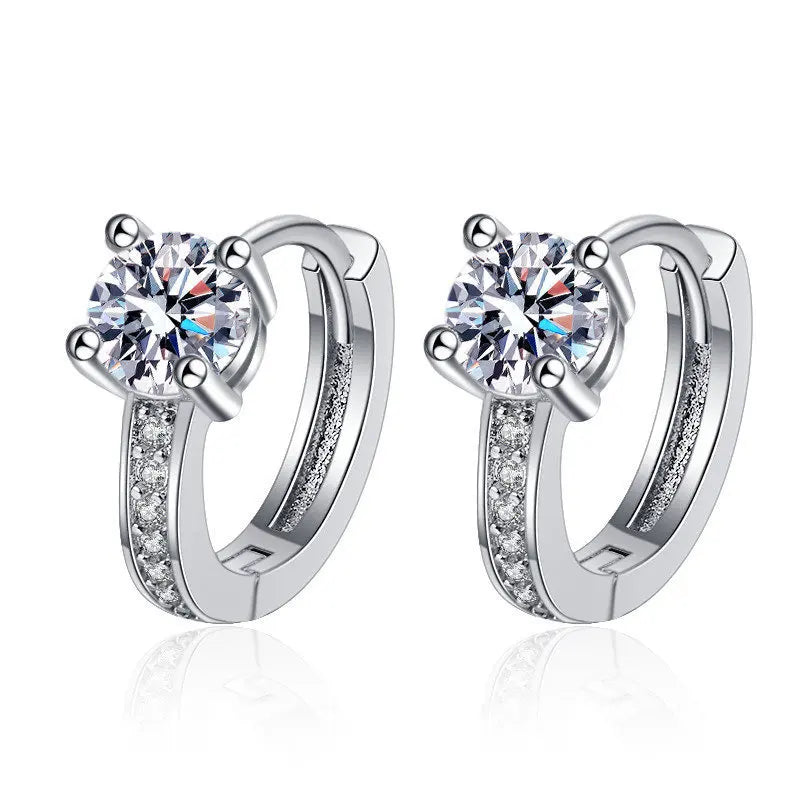 Cute Tiny Clear CZ Stud Earrings | Women’s Fashion Jewelry