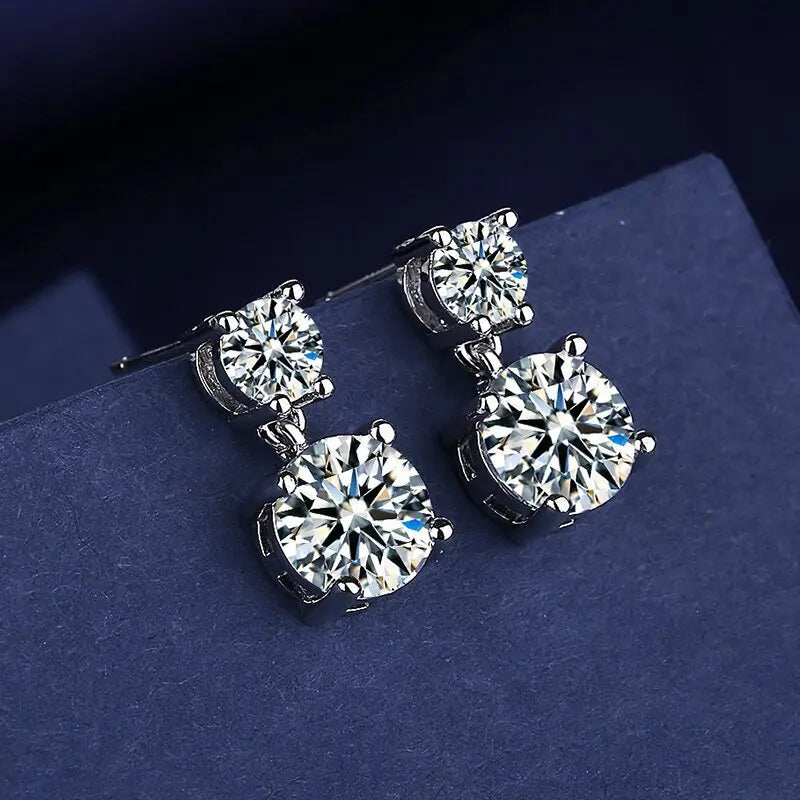 Cute Tiny Clear CZ Stud Earrings | Women’s Fashion Jewelry