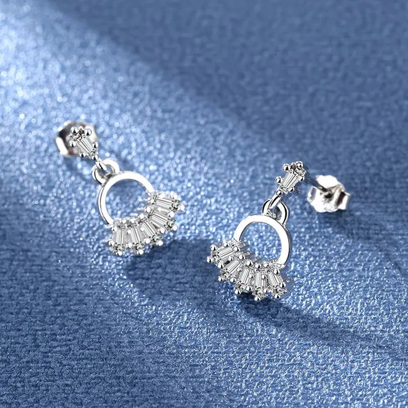 Cute Tiny Clear CZ Stud Earrings | Women’s Fashion Jewelry