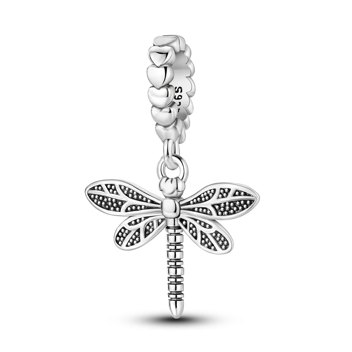 925 Sterling Silver Parrot Peacock Insect Charms for Women DIY Bracelet Jewelry