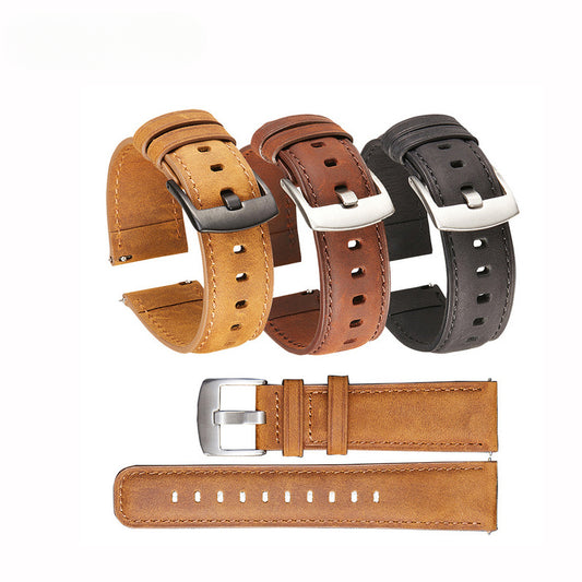 Geniune Calf Leather Watchbands quick release 20mm 22mm Watch Strap For Watch