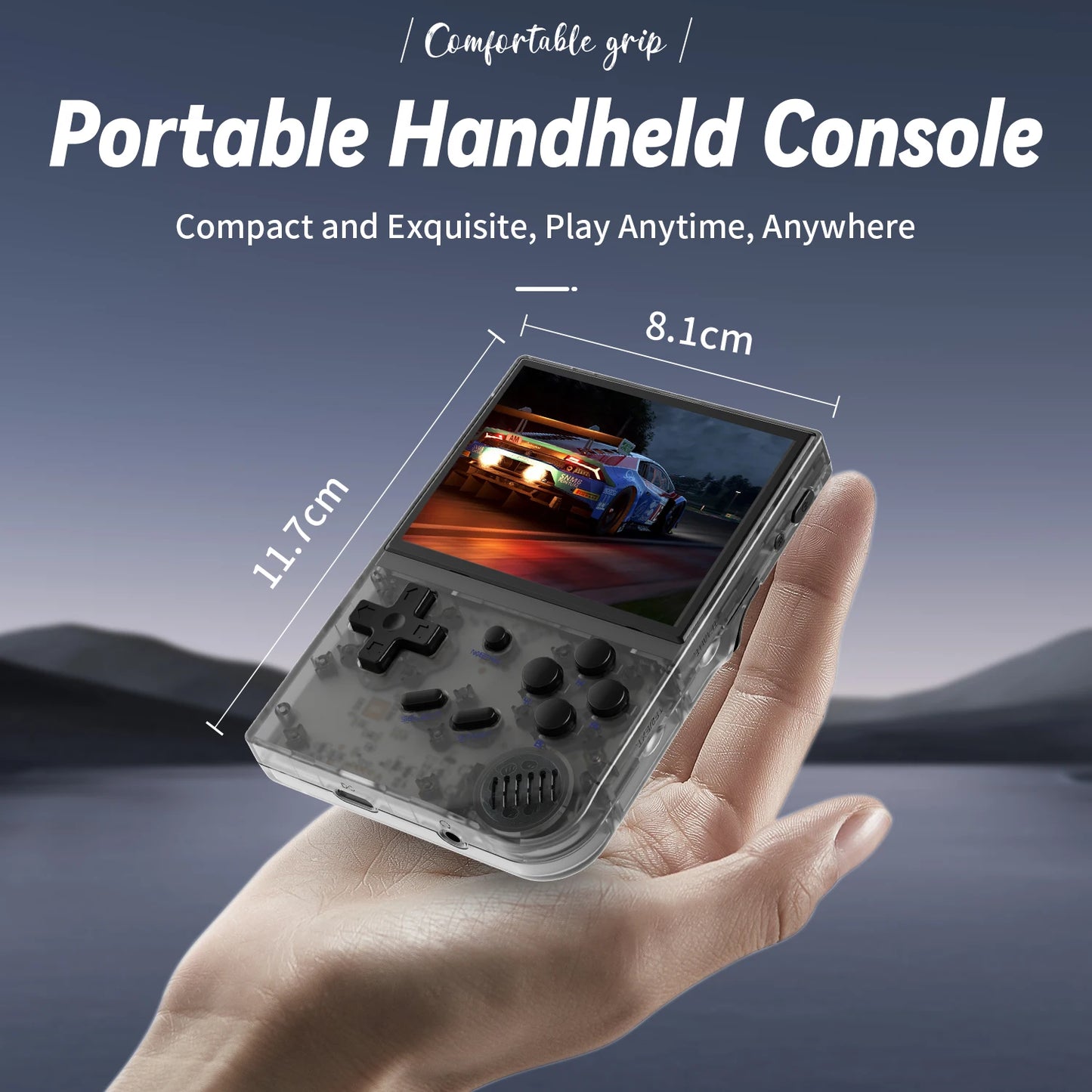 RG35XX Updated Portable Retro Handheld 64 Bit Game Console 3.5-inch IPS HD Screen Children's Gift Linux System 5K+ Game