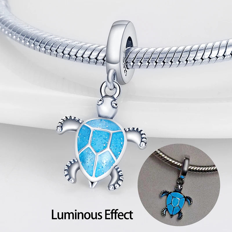 Silver Symphony Of Luminous Series Pendants Fits Charm Original Bracelets For Women