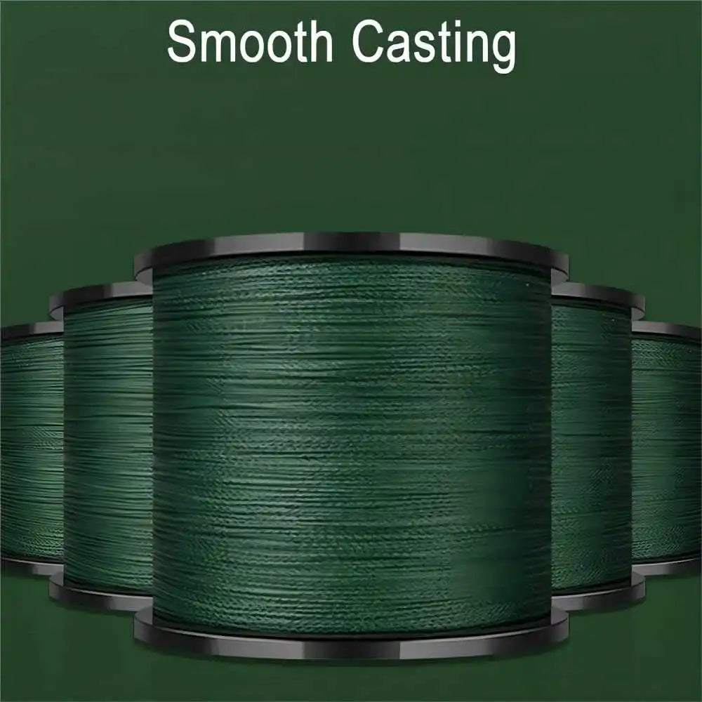 LineThink GOAL 300m / 500m Durable 4-Strand Multifilament PE Braided Fishing Line, Super Strong, abrasion resistant, Smooth Casting, Sea Fishing Accessories