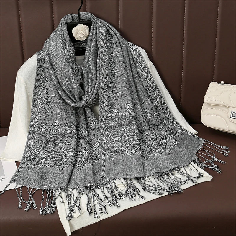 Cashmere Pashmina Shawl Lady Wrap Warm Winter Scarves