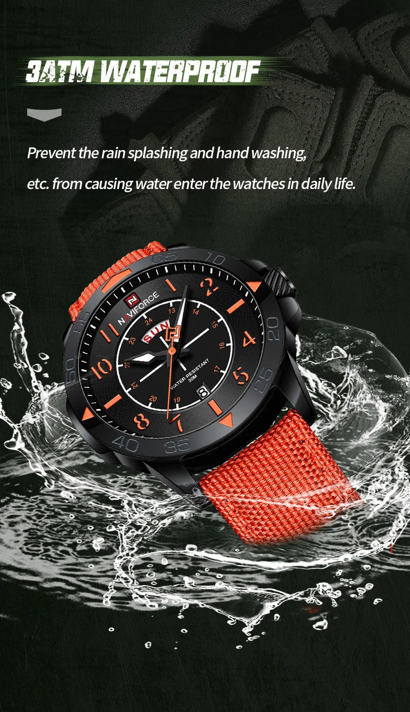 Fashion Watches for Men Casual Sport Multi function Date Waterproof Quartz Wristwatch Male Good Quality Watch Gift