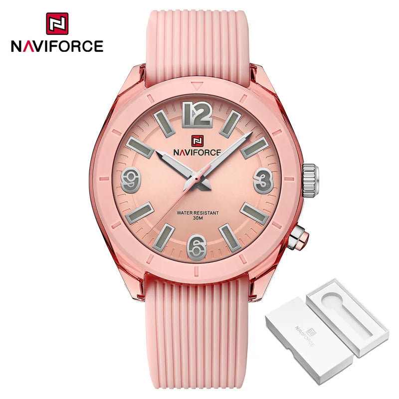 New Fashion Women's Watches Ladies Waterproof Quartz Wristwatches Silicone Strap Luminous Watch