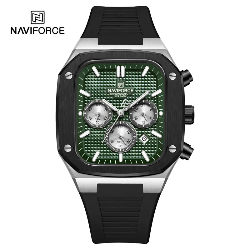 New Men's Watches Date Chronograph Quartz Wristwatches Waterproof Luminous Watch