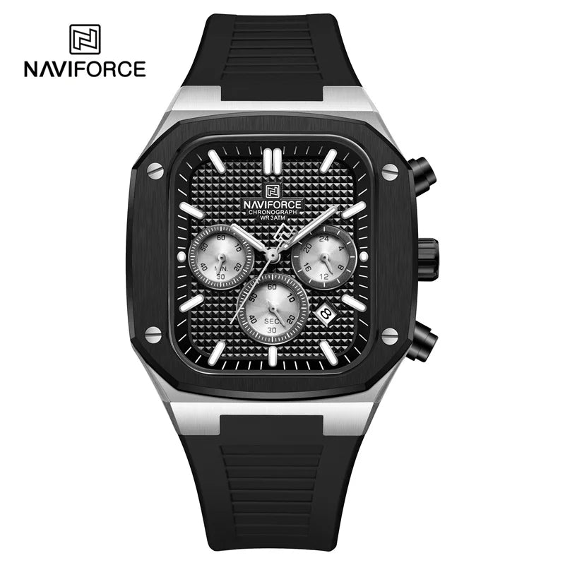 New Men's Watches Date Chronograph Quartz Wristwatches Waterproof Luminous Watch