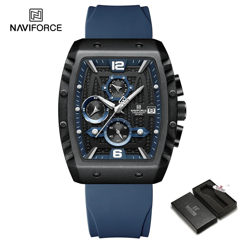 New Design Men's Watches Silicone Band Military Quartz Wristwatches Fashion Waterproof  Watch