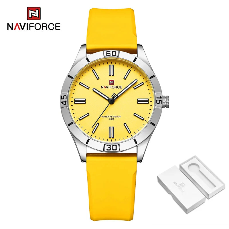 New Design Women's Simple Watch Fashion Ladies Watch Waterproof Silicone Strap Wristwatch