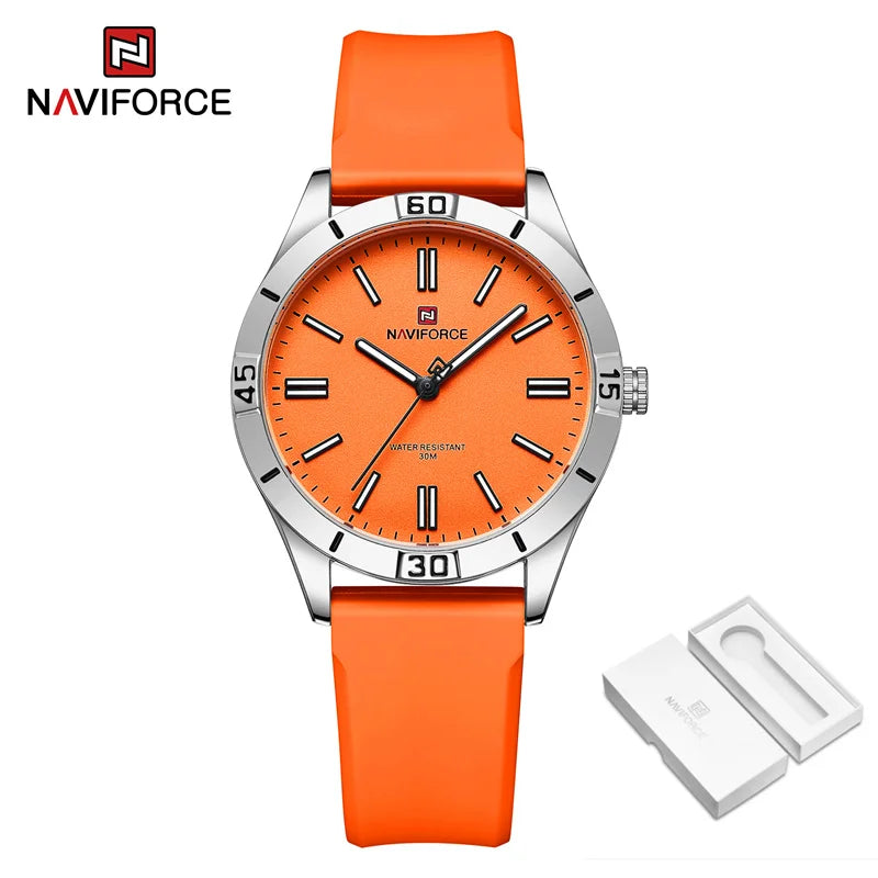 New Design Women's Simple Watch Fashion Ladies Watch Waterproof Silicone Strap Wristwatch