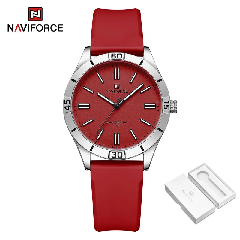 New Design Women's Simple Watch Fashion Ladies Watch Waterproof Silicone Strap Wristwatch