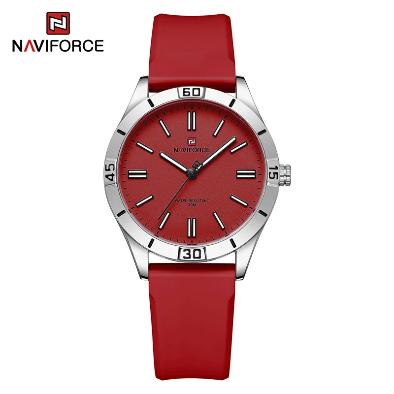 New Design Women's Simple Watch Fashion Ladies Watch Waterproof Silicone Strap Wristwatch