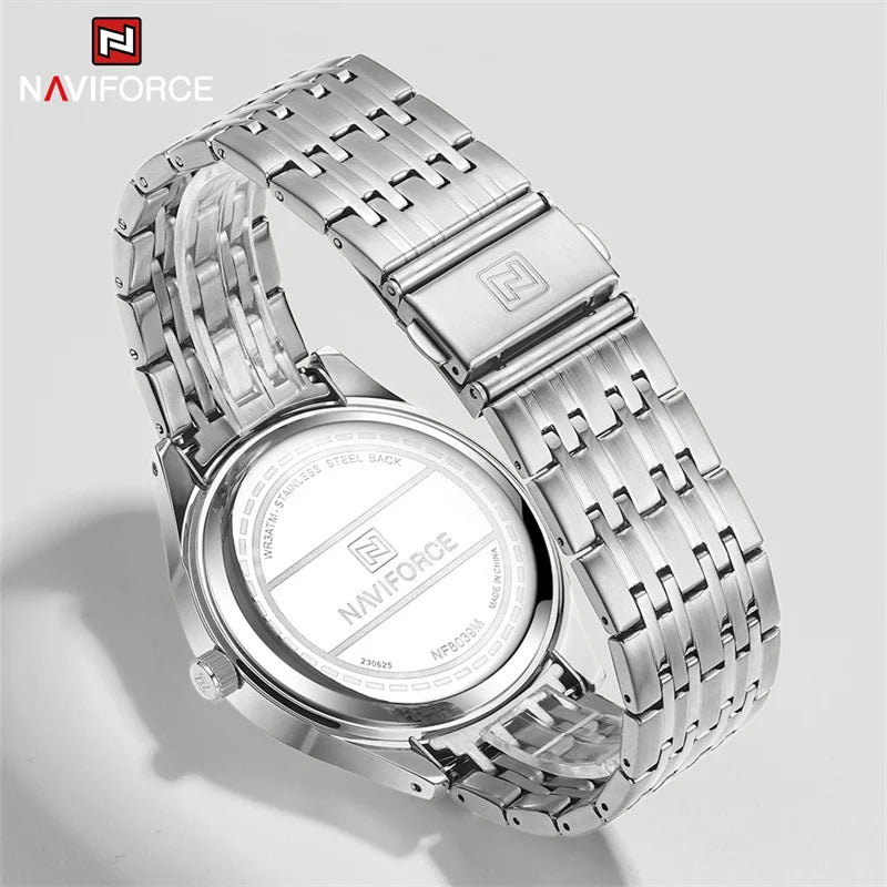 New Lover's Luxury Watch Waterproof Stainless Steel Strap Quartz Wristwatches Male Female Fashion Luminous Watch