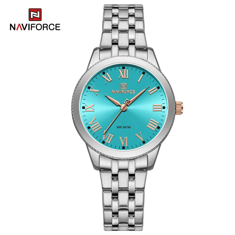 New Women's Luxury Watch Waterproof Elegant Ladies Watch Stainless Steel Bracelet Wristwatches