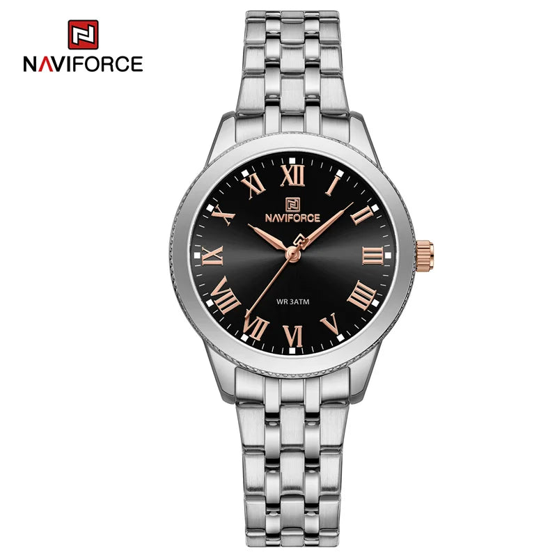 New Women's Luxury Watch Waterproof Elegant Ladies Watch Stainless Steel Bracelet Wristwatches